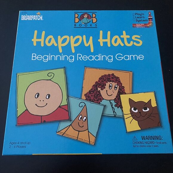 Bob Books Happy Hats Reading Board Game - Picture 1 of 7